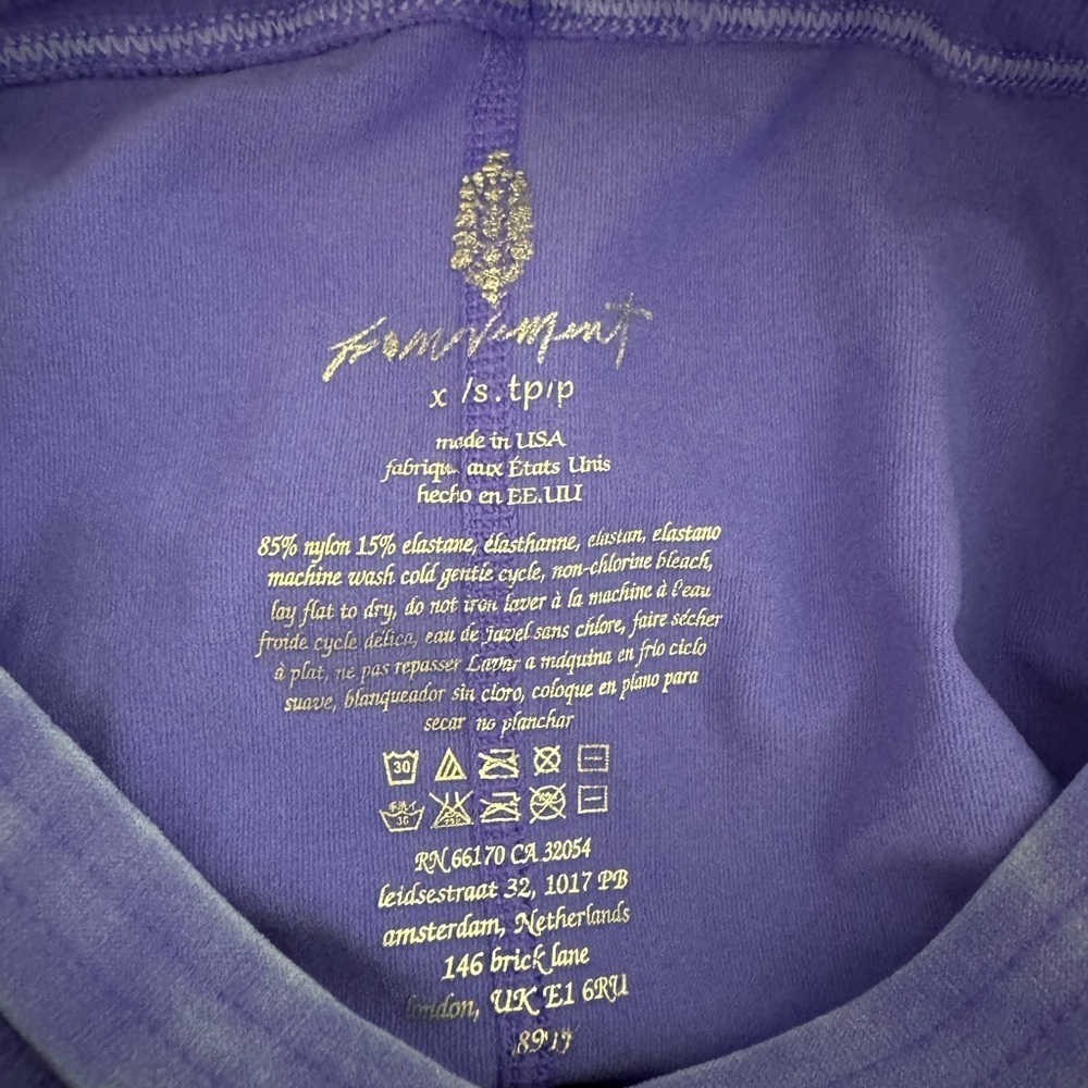 NWOT FP Movement by Free People Good Karma purple Strappy Jumpsuit XS/S - Picture 4 of 4